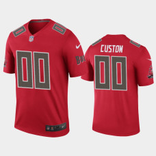 Men Tampa Bay Buccaneers #0 Custom Red Nike legend color rush Jersey