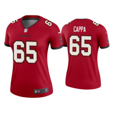 Women Tampa Bay Buccaneers #65 2020 Alex Cappa Red Legend Jersey