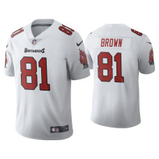 Men Tampa Bay Buccaneers #81 2020 Antonio Brown White Vapor Untouchable Limited Jersey