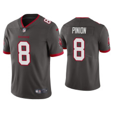 Men Tampa Bay Buccaneers #8 2020 Bradley Pinion Pewter Vapor Limited Jersey