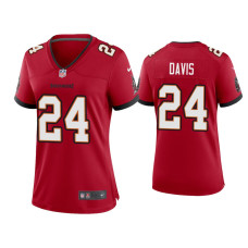 Women Tampa Bay Buccaneers #24 2020 Carlton Davis Red Game Jersey