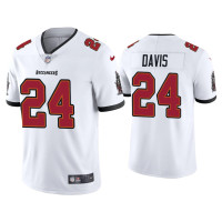 Men Tampa Bay Buccaneers #24 2020 Carlton Davis White Vapor Limited Jersey