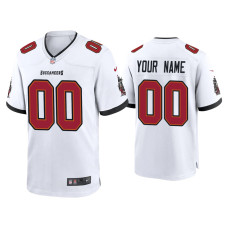 Men Tampa Bay Buccaneers #0 2020 Custom White Game Jersey