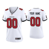 Women Tampa Bay Buccaneers #0 2020 Custom White Game Jersey