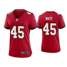 Women Tampa Bay Buccaneers #45 2020 Devin White Red Game Jersey