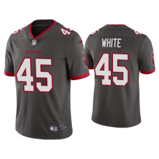 Men Tampa Bay Buccaneers #45 2020 Devin White Pewter Vapor Limited Jersey