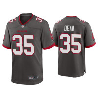 Men Tampa Bay Buccaneers #35 2020 Jamel Dean Pewter Game Jersey