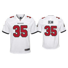 Youth Tampa Bay Buccaneers #35 2020 Jamel Dean White Game Jersey