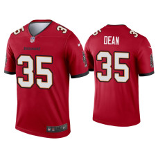 Men Tampa Bay Buccaneers #35 2020 Jamel Dean Red Legend Jersey