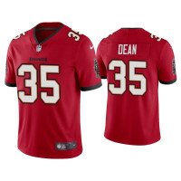 Men Tampa Bay Buccaneers #35 2020 Jamel Dean Red Vapor Limited Jersey