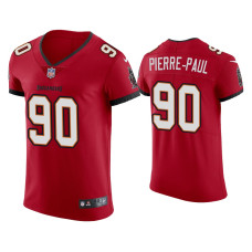 Men Tampa Bay Buccaneers #90 2020 Jason Pierre-Paul Red Vapor Elite Jersey