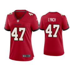 Women Tampa Bay Buccaneers #47 2020 John Lynch Red Game Jersey