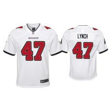 Youth Tampa Bay Buccaneers #47 2020 John Lynch White Game Jersey