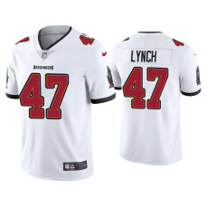 Men Tampa Bay Buccaneers #47 2020 John Lynch White Vapor Limited Jersey