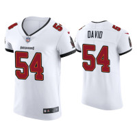 Men Tampa Bay Buccaneers #54 2020 Lavonte David White Vapor Elite Jersey