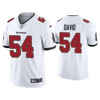 Men Tampa Bay Buccaneers #54 2020 Lavonte David White Vapor Limited Jersey