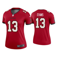 Women Tampa Bay Buccaneers #13 2020 Mike Evans Red Legend Jersey