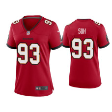 Women Tampa Bay Buccaneers #93 2020 Ndamukong Suh Red Game Jersey