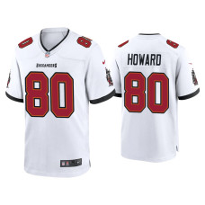 Men Tampa Bay Buccaneers #80 2020 O.J. Howard White Game Jersey