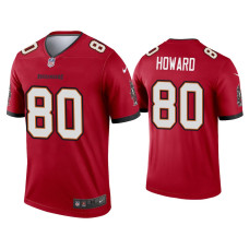 Men Tampa Bay Buccaneers #80 2020 O.J. Howard Red Legend Jersey