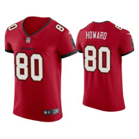 Men Tampa Bay Buccaneers #80 2020 O.J. Howard Red Vapor Elite Jersey