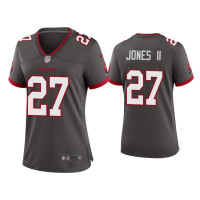 Women Tampa Bay Buccaneers #27 2020 Ronald Jones II Pewter Game Jersey