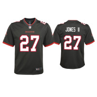 Youth Tampa Bay Buccaneers #27 2020 Ronald Jones II Pewter Game Jersey