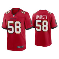 Men Tampa Bay Buccaneers #58 2020 Shaquil Barrett Red Game Jersey