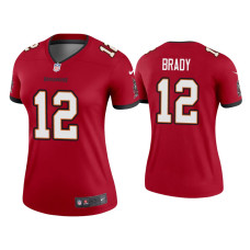 Women Tampa Bay Buccaneers #12 2020 Tom Brady Red Legend Jersey