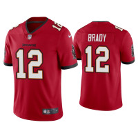 Men Tampa Bay Buccaneers #12 2020 Tom Brady Red Vapor Limited Jersey