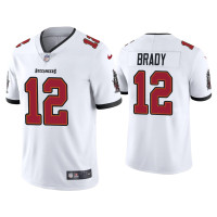 Men Tampa Bay Buccaneers #12 2020 Tom Brady White Vapor Limited Jersey