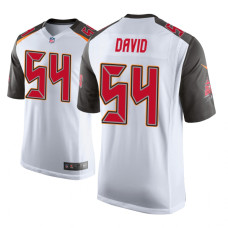 Men Tampa Bay Buccaneers #54 White Lavonte David Nike Game Jersey