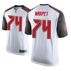 Men Tampa Bay Buccaneers #74 White Ali Marpet Nike Game Jersey