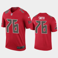 Men Tampa Bay Buccaneers #76 Donovan Smith Red Nike legend color rush Jersey