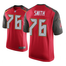 Men Tampa Bay Buccaneers #76 Red Donovan Smith Nike Game Jersey