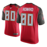 Men Tampa Bay Buccaneers #80 Red O.J. Howard Nike Game Jersey