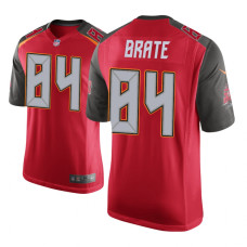 Men Tampa Bay Buccaneers #84 Red Cameron Brate Nike Game Jersey