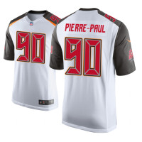 Men Tampa Bay Buccaneers #90 White Jason Pierre-Paul Nike Game Jersey