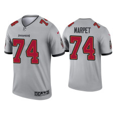 Men Tampa Bay Buccaneers #74 Ali Marpet Gray Inverted Legend Jersey