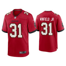 Men Tampa Bay Buccaneers #31 Antoine Winfield Jr. Red 2020 NFL Draft Game Jersey