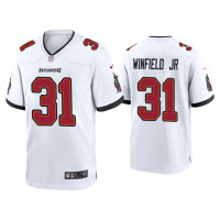 Men Tampa Bay Buccaneers #31 Antoine Winfield Jr. White 2020 NFL Draft Game Jersey