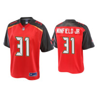 Men Tampa Bay Buccaneers #31 Antoine Winfield Jr. Red Pro Line Jersey