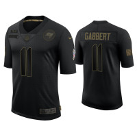 Men Tampa Bay Buccaneers #11 Blaine Gabbert Black 2020 Salute to Service Limited Jersey