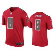 Men Tampa Bay Buccaneers #8 Color Rush Legend Bradley Pinion Red Jersey