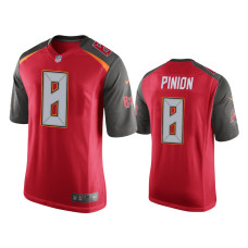 Men Tampa Bay Buccaneers #8 Bradley Pinion Red Game Jersey