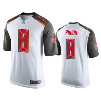 Men Tampa Bay Buccaneers #8 Bradley Pinion White Game Jersey