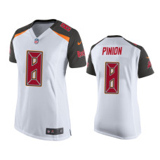 Women Tampa Bay Buccaneers #8 Bradley Pinion White Game Jersey