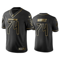 Men Tampa Bay Buccaneers #74 2019 Golden Edition Vapor Untouchable Limited Ali Marpet Black Jersey