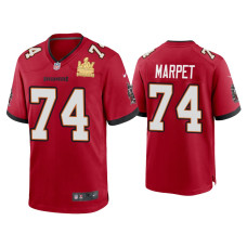 Men Tampa Bay Buccaneers #74 Ali Marpet Super Bowl LV Champions Red Game Jersey