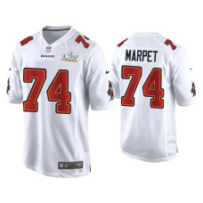 Men Tampa Bay Buccaneers #74 Ali Marpet Super Bowl LV White Game Fashion Jersey